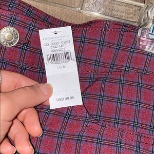 American Eagle plaid skirt